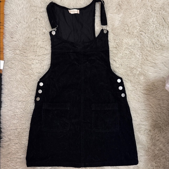 Altar'd State Black Corduroy Dress - Picture 1 of 4